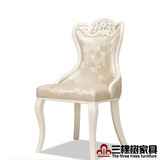 韩式餐椅 新古典椅子 欧式椅子 餐厅椅子 酒店家具 现货实木餐椅