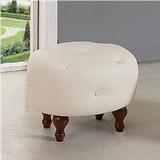韩式简约现代换鞋凳小户型单人位椭圆形创意个性沙发凳子客厅小凳