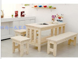 特价实木餐桌椅多功能桌椅饭桌松木餐桌桌子长方形凳子方凳组合套