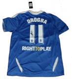 切尔西 德罗巴 2012 欧冠决赛 正品 亲笔签名 足球服球衣