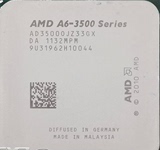 AMD apu A6 3500 CPU三核2.1G 散片 FM1接口 质保一年