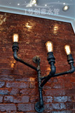 复古工业水管壁灯铁艺Loft风格 服装店 酒吧 咖啡厅壁灯 装饰灯