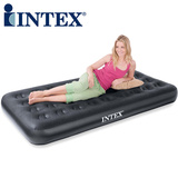 INTEX单人加大充气床 天鹅绒蜂窝立柱气垫床内置电泵气999dAUdU