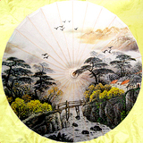 江南山水9|泸州油纸伞|日式雨伞|防雨古典|油画雨伞|古代桐油纸伞