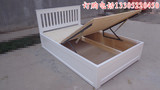 促销实木环保气压1.35米1.5米1.8米松木箱床实木床松木床高箱床