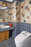 长谷瓷砖彩岩CS蓝色腰带配件浴室厨房地中海美式乡村仿古砖正品