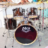 麦斯MES BF5255T 新款亮光咖啡色 架子鼓 爵士鼓