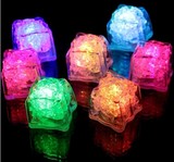 大号酒吧婚节用品 小夜灯方形LED灯 七彩发光冰块可调灯光颜色