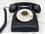 派拉蒙转盘拨号仿古电话机1950梦幻莱茵机械铃声 座机电话机 正品