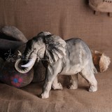 实木手工雕刻动物大象摆件木雕工艺品软装饰品摆件风水摆件定制