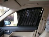 通用型轨道式汽车窗帘 车用遮光帘 遮阳帘 车用窗帘正副驾驶
