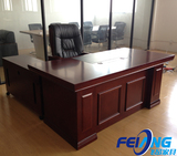 上海飞昂家具实木贴皮大班桌油漆大班台老板办公桌主管经理桌特价