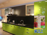 百艺坊定制橱柜UV烤漆橱柜整体厨房厨具现代风格橱柜简易整体家具