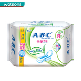【屈臣氏】ABC日用纤薄棉网表层卫生巾8片(澳洲茶树精华)