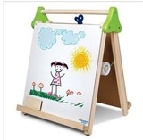 美国Discovery Kids 儿童画板 3合一功能 画画板带卷纸 粉笔 板擦