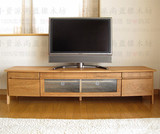 梵怡木业家具日式 纯实木电视柜茶几简约现代组合白橡木家具特价