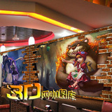 英雄联盟3d墙纸壁画lol网咖网吧壁纸大型主题游戏人物喷绘海报