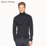 Marc O'Polo高领纯棉长袖T恤男士 春款 欧美纯色 打底衫修身男T恤