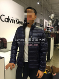 Lynda美国正品代购Calvin Klein 凯文克莱CK男士立领羽绒服外套