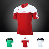 正品Adidas/阿迪达斯 夏季男士足球篮球跑步健身训练短袖运动T恤