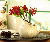 欧式室内桌花装饰摆设 仿真绢花套装人造假花艺盆栽