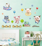 喜羊羊 卡通墙贴儿童房间卧室宝宝婴儿房幼儿园教室装饰贴画