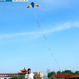 潍坊百特风筝 正品1.8米/2.5米彩虹三角 微风易飞伞布风筝