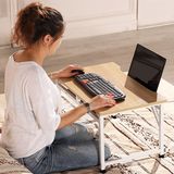 智亚笔记本电脑桌床上用 懒人 双层多功能游戏桌 学习桌书桌