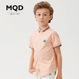 MQD马骑顿童装正品男童夏装短袖衬衫夏季新款韩版短袖衬衣