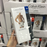 【sauir】美国代购 国内现货 Calvin Klein男士Logo平角内裤3条装
