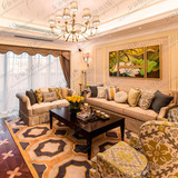 时尚欧式中式客厅地毯茶几沙发地毯 卧室书房样板间晴纶地毯定制