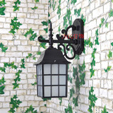 室外防水壁灯 方形欧式墙壁挂灯庭院 小区别墅大门口阳台户外走廊