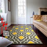 定制 简约欧式地毯客厅卧室书房地毯新古典后现代地毯样板房地毯
