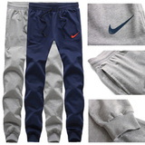 Nike/耐克男纯棉青少年运动裤夏季薄款收口小脚修身长裤学生卫裤