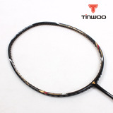 特价正品包邮送球TINWOO羽毛球拍单拍碳纤维钛合金TF990小黑拍