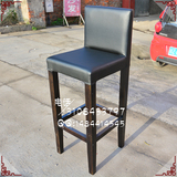 酒吧桌椅吧台椅吧台凳吧凳碳化实木吧凳吧椅高脚椅铁艺咖啡桌椅PU