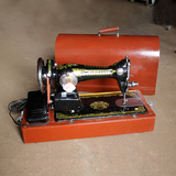 老式缝纫机家用台式电动便携吃厚手提特价缝纫机