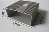 304-1 190*71铝合金壳体 铝型材外壳 功放机箱仪表盒 铝电源铝壳