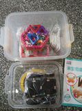正品米宝兔磁力片儿童益智玩具百变提拉磁铁玩具生日礼物46-148片