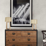原木王子 现代创意北欧简约时尚台灯实木质木头床头灯书房台灯