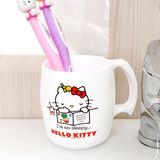 韩国进口正品凯蒂猫儿童漱口杯子宝宝刷牙杯洗漱杯子塑料水杯环保