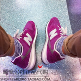 NEW BALANCE男鞋NB女鞋情侣复古运动跑步鞋3M反光 M996PU美产紫色