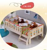 包邮全棉儿童床帏可拆洗婴儿床围定做宝宝纯棉透气三面床围床品套