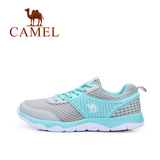 【2016新品】CAMEL骆驼户外春夏休闲鞋 舒适圆头系带低跟运动女鞋