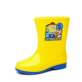 海绵宝宝儿童雨鞋2015夏季新款男童雨鞋女童雨鞋防滑水鞋防水雨靴