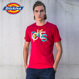 Dickies2015新品 印花短袖T恤 男 纯棉 夏季半袖打底衫152M30WD08