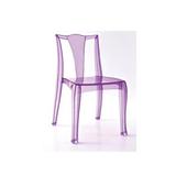 透明牛头餐椅宜家时尚椅现代色彩餐厅椅进口亚克力有机玻璃水晶椅