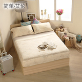 简单艾伦高箱床储物单人床1.2米1.8米双人床1.5米 板式收纳床