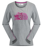 The North Face北面2016春夏新品女款轻便快干可打包长袖T恤CZQ0