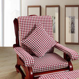 冬季实木沙发坐垫加厚木质带靠背沙发坐垫红木椅沙发海绵垫子包邮